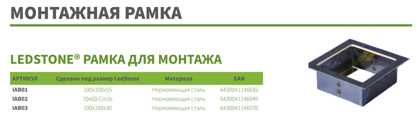 Рамка LEDSTONE 22